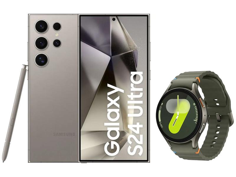 Smartphone Samsung Galaxy S24 Ultra 6,8” 512GB - Cinza 5G +